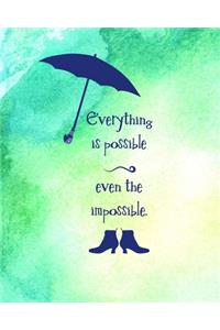 Everything is Possible, Even the Impossible.