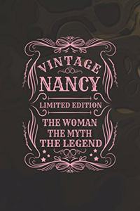 Vintage Nancy Limited Edition the Woman the Myth the Legend