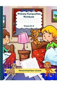 Primary Composition Notebook Grades K-2 Handwriting Paper Journal