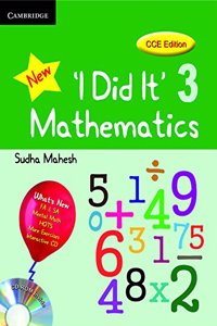 I Did It Mathematics Students Book With Cd Rom, Level 3, Cce Edition