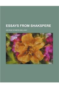Essays from Shakspere