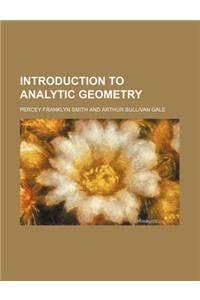 Introduction to Analytic Geometry