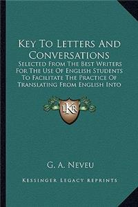 Key To Letters And Conversations