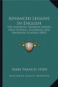 Advanced Lessons In English