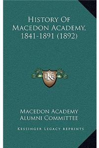 History Of Macedon Academy, 1841-1891 (1892)