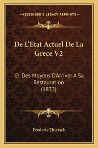 De L'Etat Actuel De La Grece V2