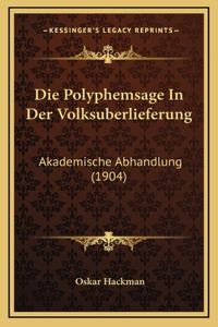 Die Polyphemsage In Der Volksuberlieferung