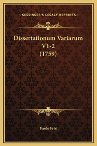 Dissertationum Variarum V1-2 (1759)