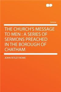The Church's Message to Men
