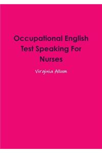 Occupational English Test Speaking for Nurses