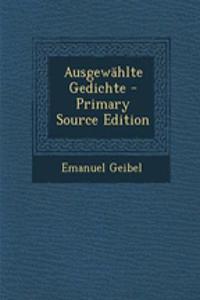 Ausgewahlte Gedichte