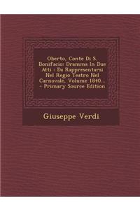 Oberto, Conte Di S. Bonifacio