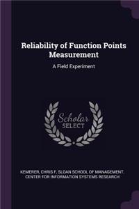 Reliability of Function Points Measurement