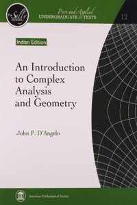 Introduction To Complex Analysis And Geometry