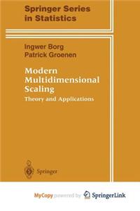 Modern Multidimensional Scaling