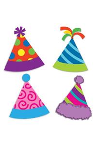 Party Hats Mini Cut-Outs