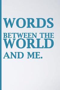 Words Between the World and Me Journal