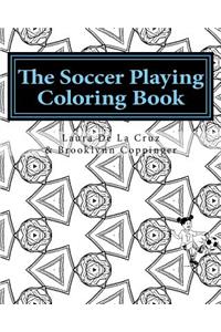 Soccer Playing Coloring Book