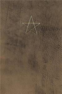 Monogram Pentagram (Neopaganism) Notebook
