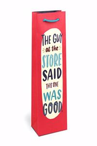 Em & Friends Guy at the Store Wine Bag