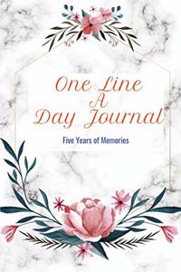 One Line A Day Journal