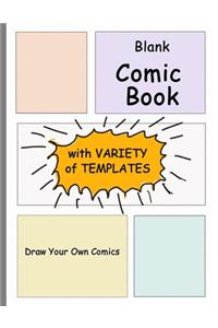 Blank Comic Book (Draw Your Own Comics)
