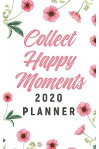 Collect Happy Moments 2020 Monthly Planner Gift, planner 2020 A beautiful