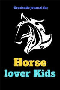 Gratitude Journal For Horse Lover Kids