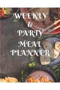 Weekly Meal & Party Planner