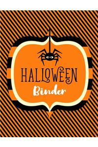 Halloween Binder