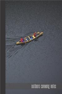 outdoors canoeing notes