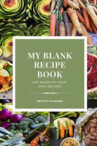 My Blank Recipe Book