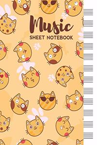 Music Sheet Notebook