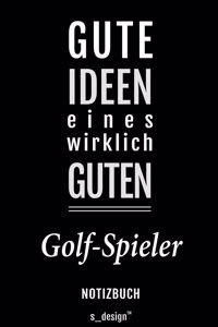Notizbuch für Golf-Spieler