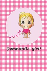 Notebook for Kids- Gymnastic Girl