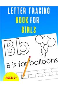 Letter Tracing Book for Girls