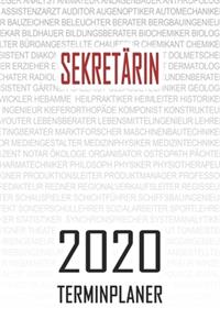 Sekretärin - 2020 Terminplaner