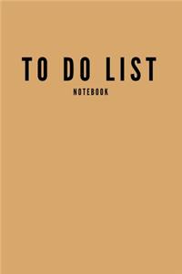 To- Do- List Notebook