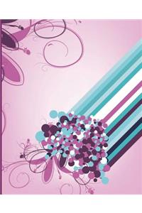 Abstract Floral Notebook