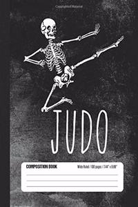 Judo Composition Book Wide Ruled 100 pages (7.44 x 9.69)