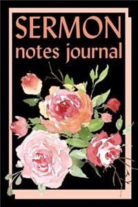 Sermon Notes Journal