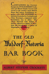 Old Waldorf-Astoria Bar Book