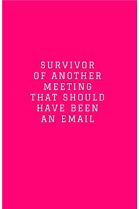Survivor of Another Meeting That Should Have Been an Email