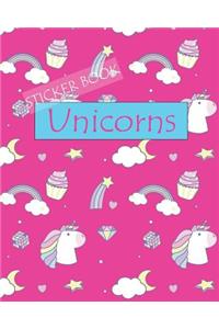 Sticker Book Unicorns