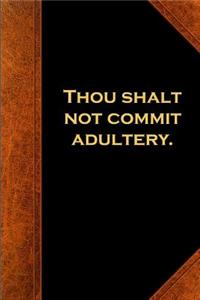 2019 Weekly Planner Religious Theme 6th Commandment Vintage Style Traditional