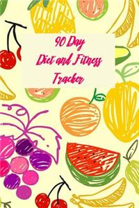 90 Day Diet and Fitness Tracker