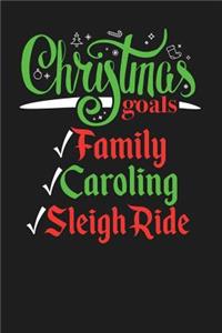Christmas Goals Family Caroling Sleigh Ride