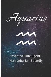 Aquarius - Inventive, Intelligent, Humanitarian, Friendly
