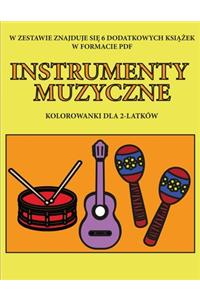 Kolorowanki dla 2-latków (Instrumenty Muzyczne)