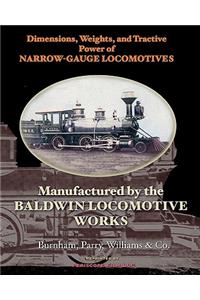 Dimensions, Weights, and Tractive Power of Narrow-Gauge Locomotives